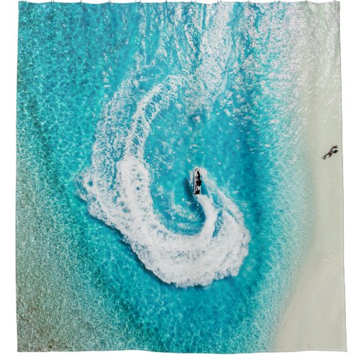 Rideaux De Douche Belles Créatures Océaniques (Devant)