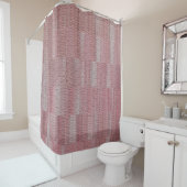 Rideaux De Douche belles formes vintages Abstraites (En situation)