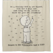 Rideaux De Douche Bénédiction positive (Devant)