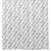 Rideaux De Douche BÉNISSEZ LE SEIGNEUR | Élégant (Devant)