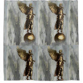 Rideaux De Douche Berlin Comic Book Angel Statue (Devant)