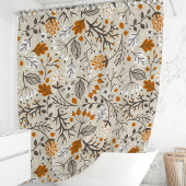 Rideaux De Douche Berries d'automne et Feuilles
