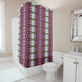 Rideaux De Douche Berries Ikat 14 (En situation)
