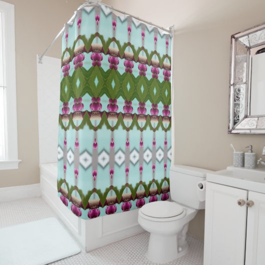 Rideaux De Douche Berries Ikat 6 (En situation)