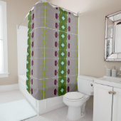 Rideaux De Douche Berries Ikat 8 (En situation)