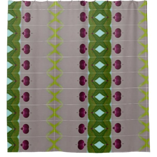 Rideaux De Douche Berries Ikat 8 (Devant)