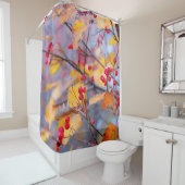 Rideaux De Douche Berry d'aubépine élégant en automne (En situation)