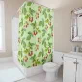 Rideaux De Douche Berry sain : framboise Arrière - plan sans mer. (En situation)