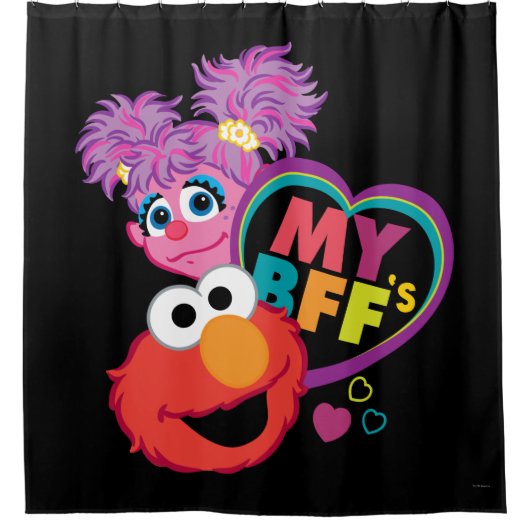 Rideaux De Douche BFF Abby et Elmo (Devant)