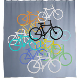 Rideaux De Douche Bicyclettes