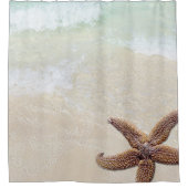 Rideaux De Douche Big Starfish Tropical Ocean Beach Bath (Devant)
