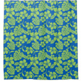 RIDEAUX DE DOUCHE BIKINI ROSE (BLEU/VERT) (Devant)