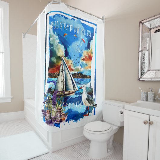 Rideaux De Douche Biograd na Moru (En situation)