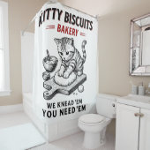 Rideaux De Douche Biscuits Kitty Boulangerie (En situation)