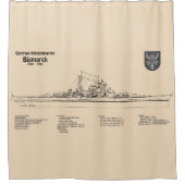 Rideaux De Douche Bismarck - Plan directeur du Bataillon SD (Devant)