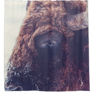 RIDEAUX DE DOUCHE BISON EN HIVER