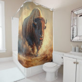 Rideaux De Douche Bison sauvage (En situation)