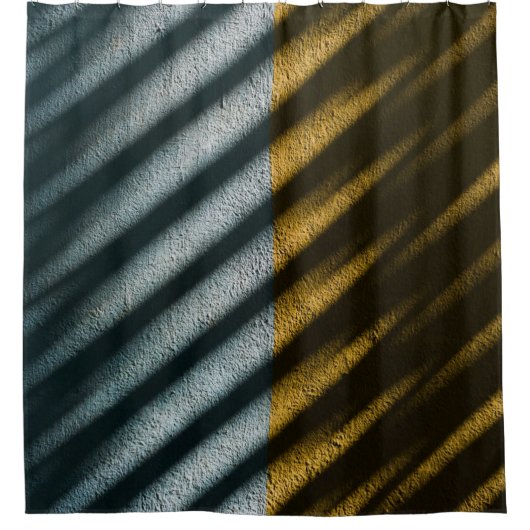 Rideaux De Douche Black and brown striped textile (Devant)