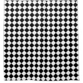 Rideaux De Douche Black and White Chevron Pattern Unique Stylish (Devant)