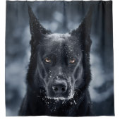 Rideaux De Douche Black German Shepherd (Devant)