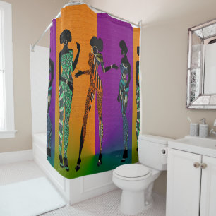 Rideaux De Douche Black Girls Rock Ethnic