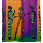 Rideaux De Douche Black Girls Rock Ethnic (Devant)