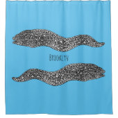Rideaux De Douche Black spotted moray eel cartoon (Devant)