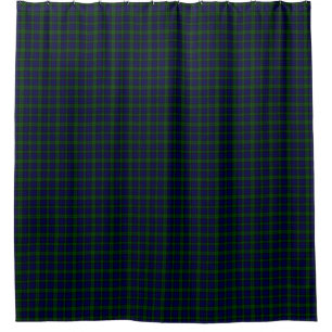 Rideaux De Douche Black Watch Tartan bleu vert Plaid