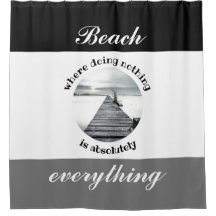 Black White Grey Beach est tout