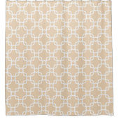 Rideaux De Douche Blanc beige (Devant)