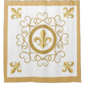 Rideaux De Douche Blanc français (Devant)