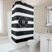 Rideaux De Douche Blancs et Blancs classiques (En situation)