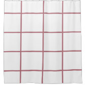 Rideaux De Douche Blancs et Roses Gold (Devant)