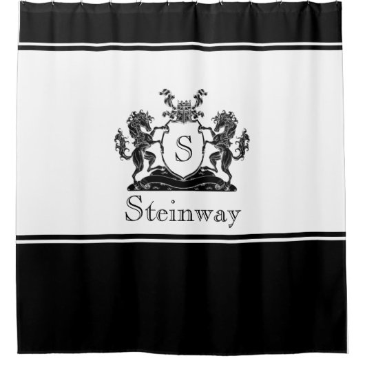 Rideaux De Douche Blason de Cheval Royal (Devant)