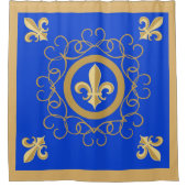 Rideaux De Douche Bleu (Devant)