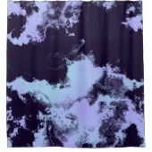 Rideaux De Douche Bleu Ange de Minuit (Devant)