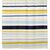 Rideaux De Douche Bleu bleu bleu gris noir Gris moderne (Devant)