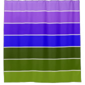 Rideaux De Douche Bleu, bleu et vert (Devant)