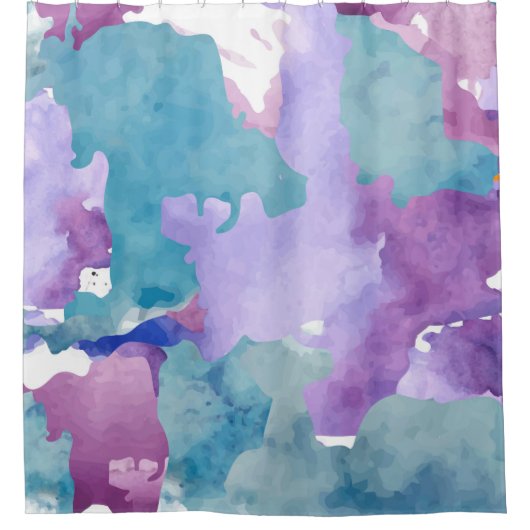 Rideaux De Douche Bleu camouflage (Devant)