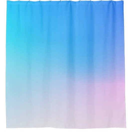 Rideaux De Douche Bleu clair, rose, (Devant)