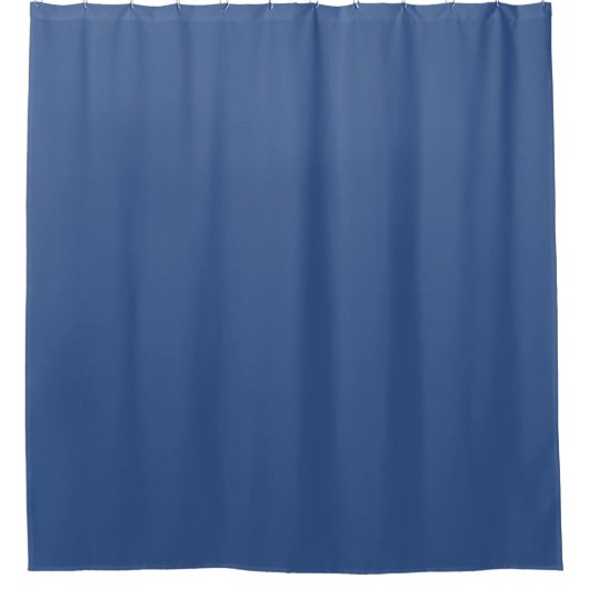 Rideaux De Douche Bleu Classique Uni Couleur Simple (Devant)
