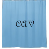 Rideaux De Douche Bleu de Cornflower (Devant)