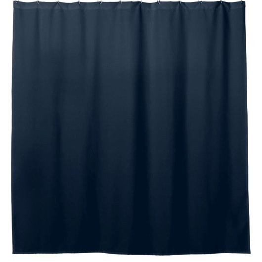 Rideaux De Douche Bleu de marine solide (Devant)