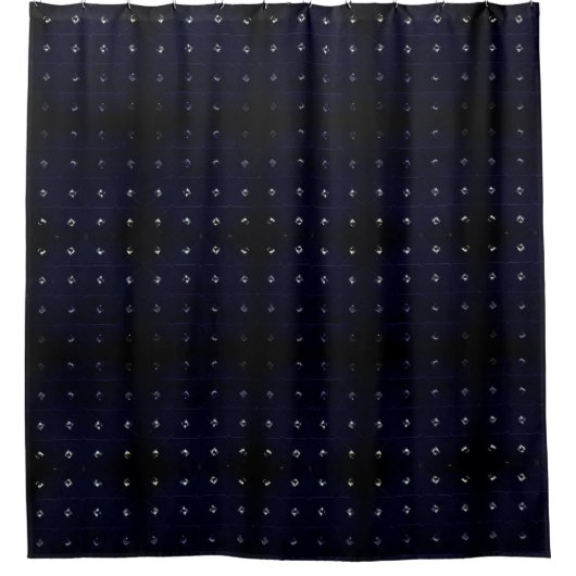 Rideaux De Douche Bleu diamant (Devant)
