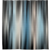 Rideaux De Douche Bleu Et Beige (Devant)