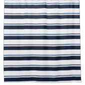 Rideaux De Douche Bleu et blanc (Devant)
