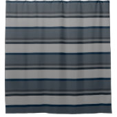 Rideaux De Douche Bleu et gris (Devant)