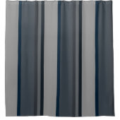 Rideaux De Douche Bleu et gris (Devant)