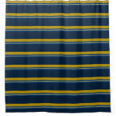 Rideaux De Douche Bleu et jaune (Devant)