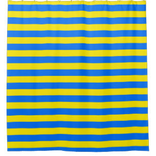 Rideaux De Douche Bleu et jaune